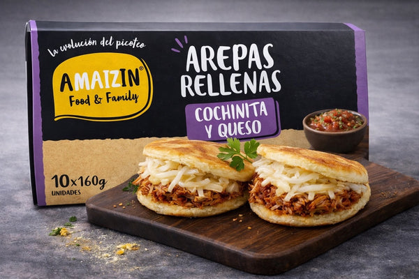 AREPAS DE MAÍZ RELLENAS