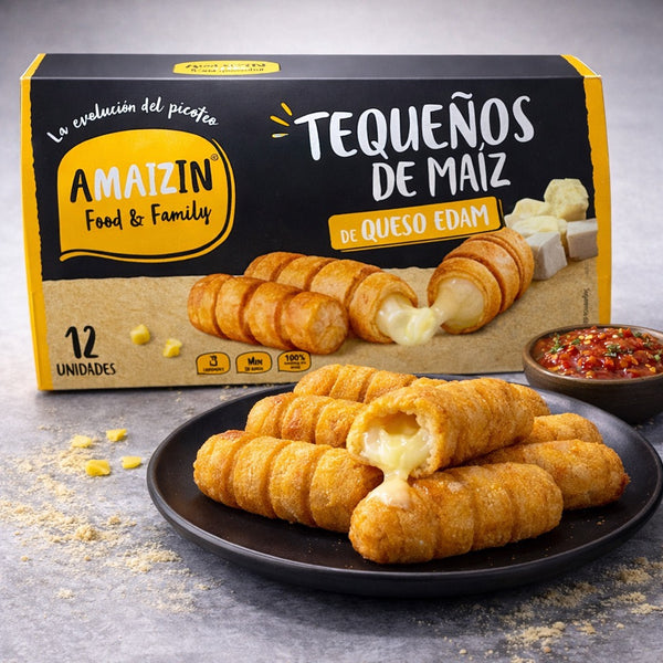 Tequeños de Maíz (con queso edam)